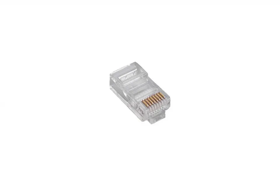 ⁨RJ45 Cat5e universal solid / stranded 8P8C 100pcs⁩ at Wasserman.eu