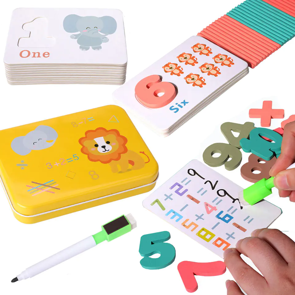 KLOCKI MAGNETYCZNE CYFRY JHTOY-616 w sklepie Wasserman.eu