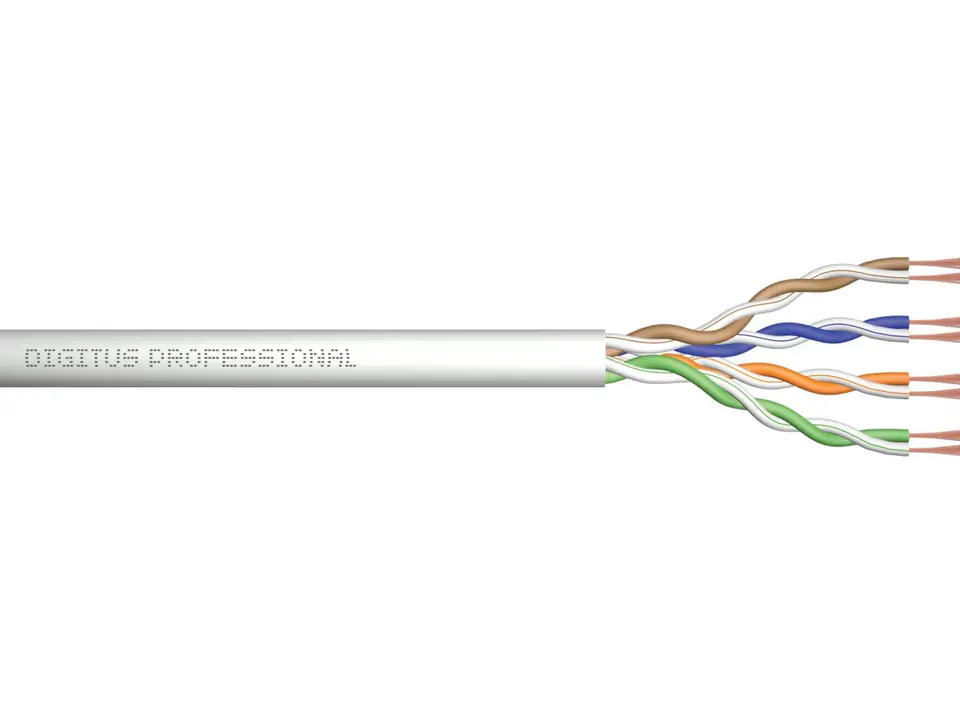 ⁨Digitus Cat.5e U/UTP installation cable, 305 m, simplex, Eca⁩ at Wasserman.eu