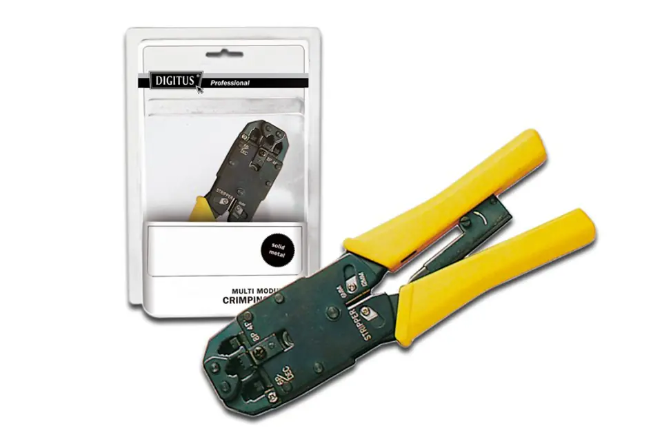 ⁨Universal crimping tool for RJ11, RJ12 and RJ45 connectors⁩ at Wasserman.eu