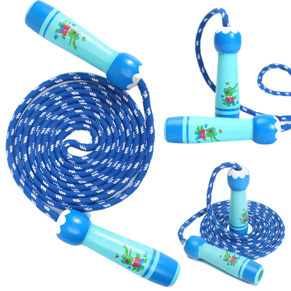 ⁨CHILDREN'S WOODEN ROPE SKIPPING ROPE JHTOY-430⁩ at Wasserman.eu