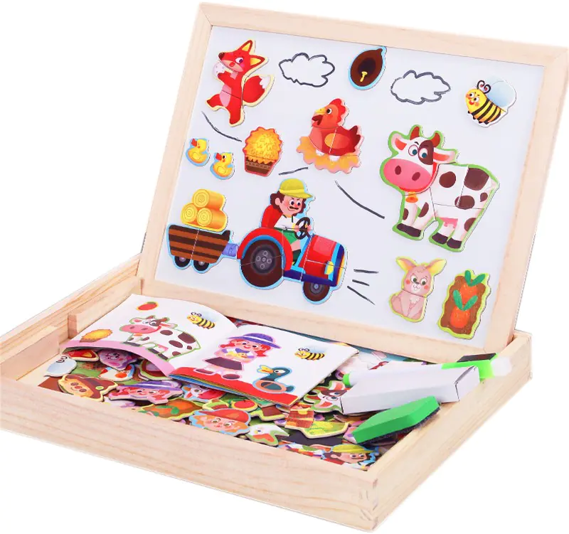 ⁨MAGNETIC BOARD DRY-ERASE CHALK BABY FARM BOX JHTOY-239⁩ at Wasserman.eu