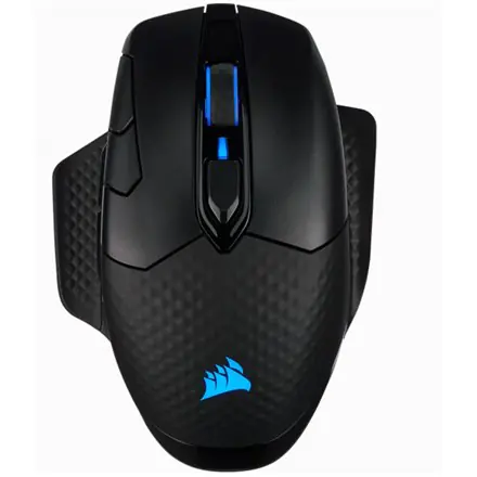 ⁨Corsair DARK CORE RGB SE mouse Right-hand RF Wireless + Bluetooth + USB Type-A Optical 18000 DPI⁩ at Wasserman.eu