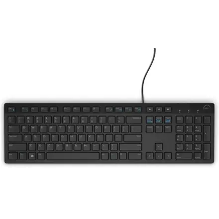 ⁨Dell | Klawiatura | KB216 | Multimedialna | Przewodowa | NORD | Czarna | g⁩ w sklepie Wasserman.eu