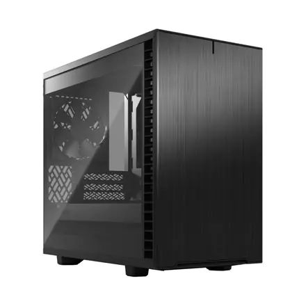 ⁨Fractal Design Define 7 Nano Black TG Light Tint, Mini ITX, Mini-DTX, Power supply included No⁩ at Wasserman.eu