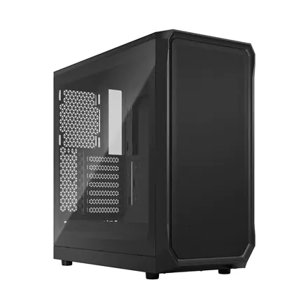 ⁨Fractal Design Focus 2 Black TG Clear Tint, Midi Tower, zasilacz w zestawie Nie⁩ w sklepie Wasserman.eu