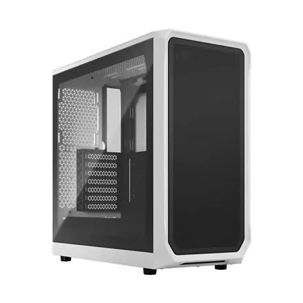 ⁨Fractal Design Focus 2 White TG Clear Tint, Midi Tower, zasilacz w zestawie Nie⁩ w sklepie Wasserman.eu