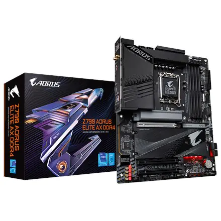 ⁨Płyta główna Z790 AORUS ELITE AX DDR4 s1700 DDR4 USB ATX⁩ w sklepie Wasserman.eu