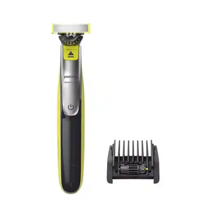 ⁨Philips OneBlade 360 Shaver/Trimmer, Face QP2730/20 Operating time (max) 60 min, Wet & Dry, Lithium Ion, Black/Yellow⁩ at Wasserman.eu