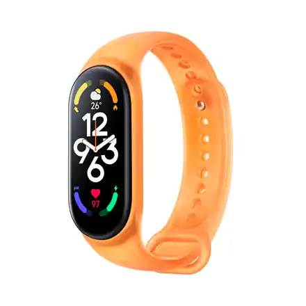 ⁨Xiaomi | Wrist strap | Designed For Xiaomi Smart Band 7 ¦ Xiaomi Mi Band 7, Smart Band 7 | Neon orange⁩ w sklepie Wasserman.eu