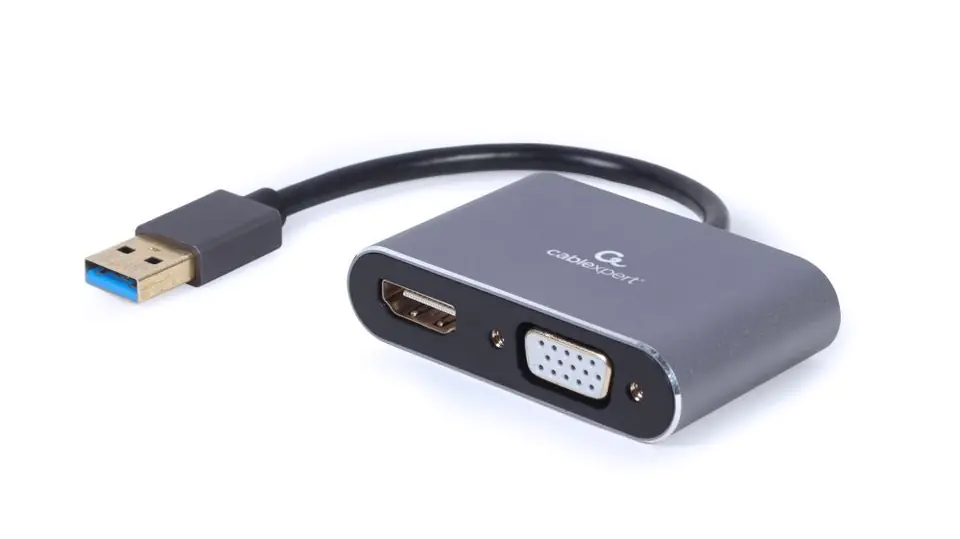⁨Adapter USB 3.0 to HDMI VGA D-SUB⁩ w sklepie Wasserman.eu