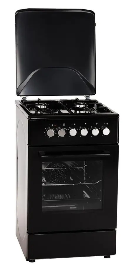 ⁨Gas stove MPM-54-KGF-21/B black⁩ at Wasserman.eu