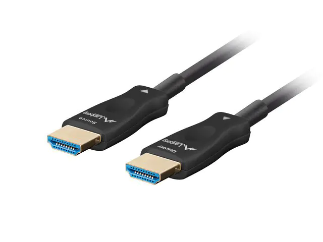 ⁨Kabel HDMI M/M v2.1 50M 8K czarny optyczny AOC⁩ w sklepie Wasserman.eu