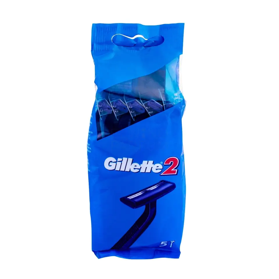 ⁨Gillette2 Disposable Men's Shaver 5 pcs⁩ at Wasserman.eu