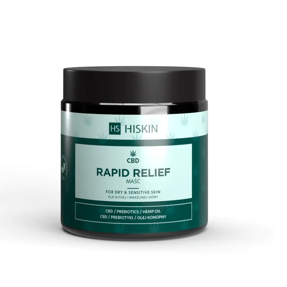 ⁨HiSkin CBD Rapid Relief ointment 120ml⁩ at Wasserman.eu