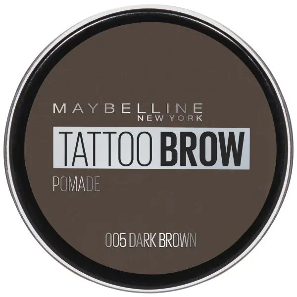 ⁨Maybelline Tattoo Brow Pomade Eyebrow Pomade 005 Dark Brown 3.5ml⁩ at Wasserman.eu