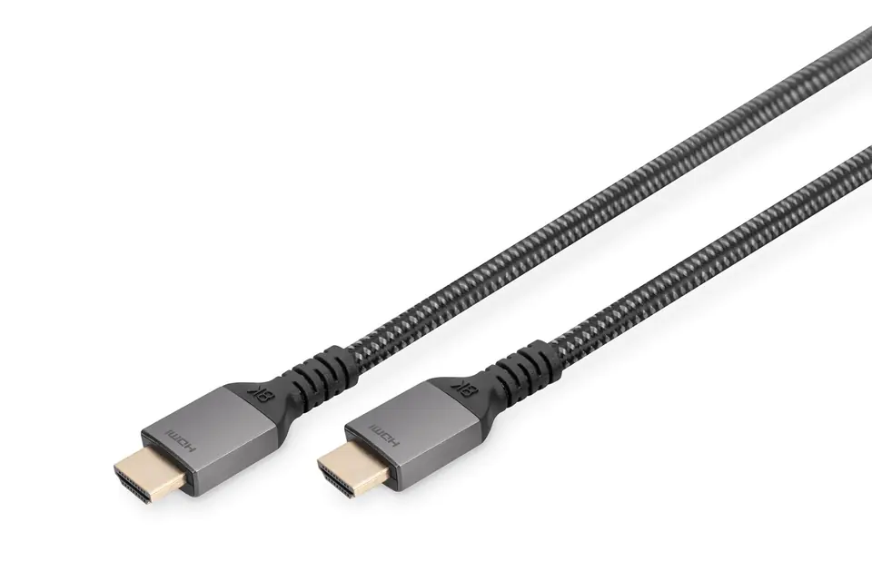 ⁨Kabel Premium połączeniowy HDMI 2.1 Ultra HighSpeed 8K60Hz UHD Typ HDMI A/A M/M 2m Czarny⁩ w sklepie Wasserman.eu