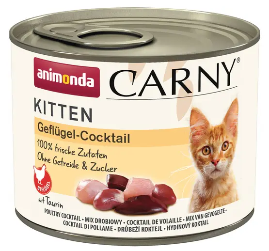 Animonda Carny Kitten Koktajl drobiowy puszka 200g w sklepie Wasserman.eu