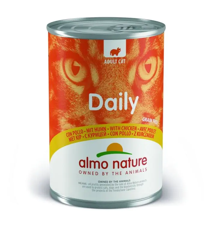 Almo Nature Daily karma mokra dla kota z kurczakiem 400g w sklepie Wasserman.eu