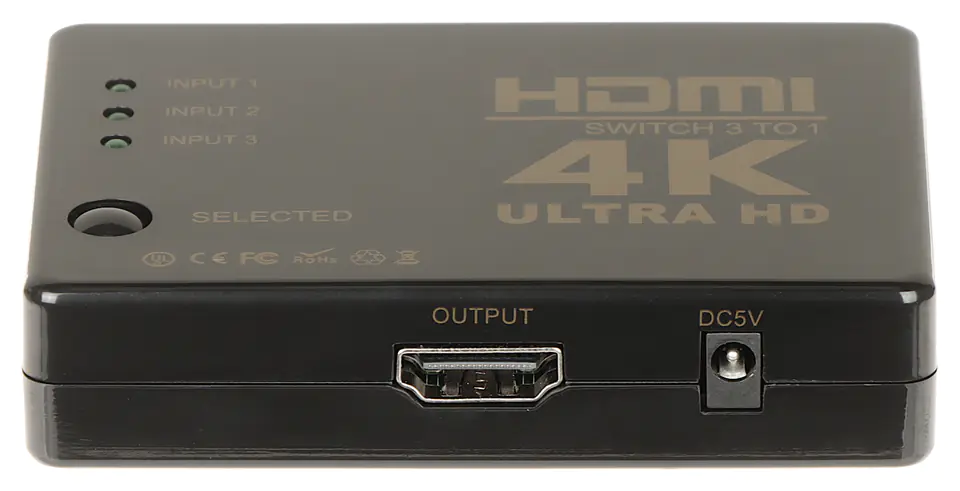 PRZEŁĄCZNIK HDMI-SW-3/1-IR-4K w sklepie Wasserman.eu