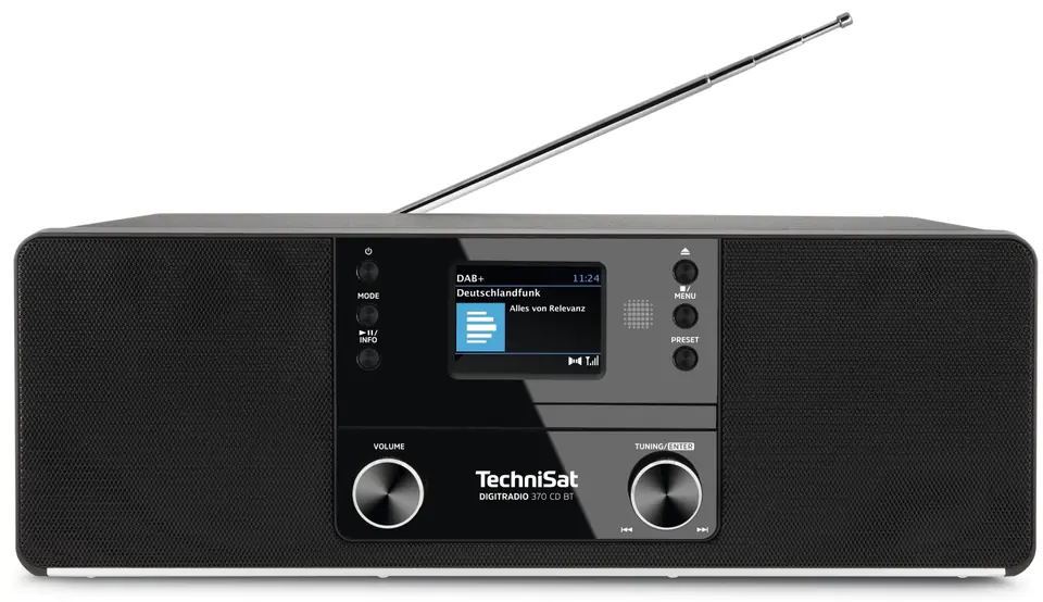 Radioodtwarzacz Digitradio 370 CD/BT/DAB+ czarny w sklepie Wasserman.eu