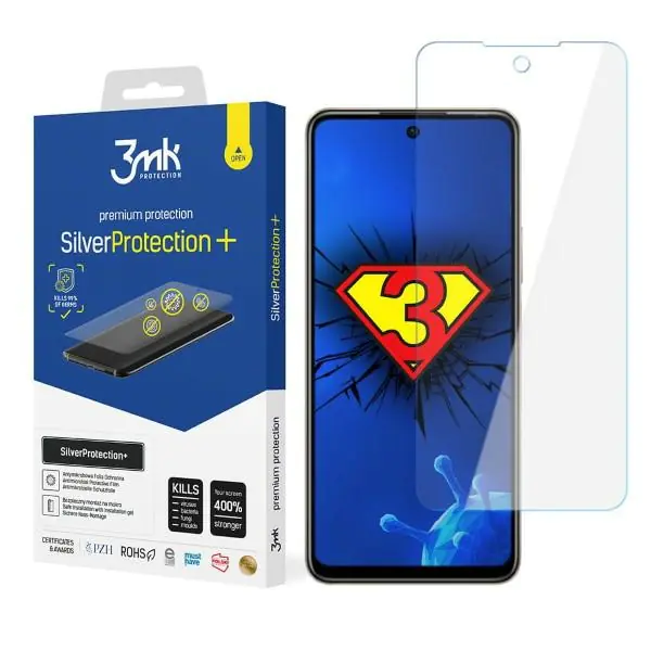 ⁨3MK Silver Protect+ Infinix Zero Ultra 5G, Folia Antymikrobowa montowana na mokro⁩ w sklepie Wasserman.eu