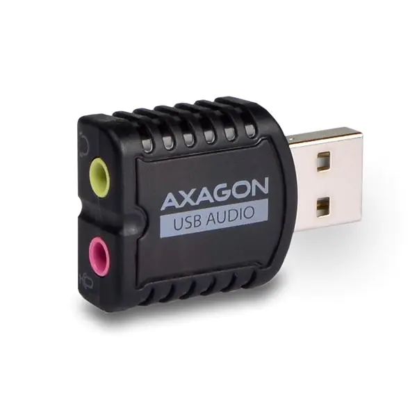 ⁨AXAGON ADA-10, USB 2.0 stereo audio mini adapt⁩ at Wasserman.eu