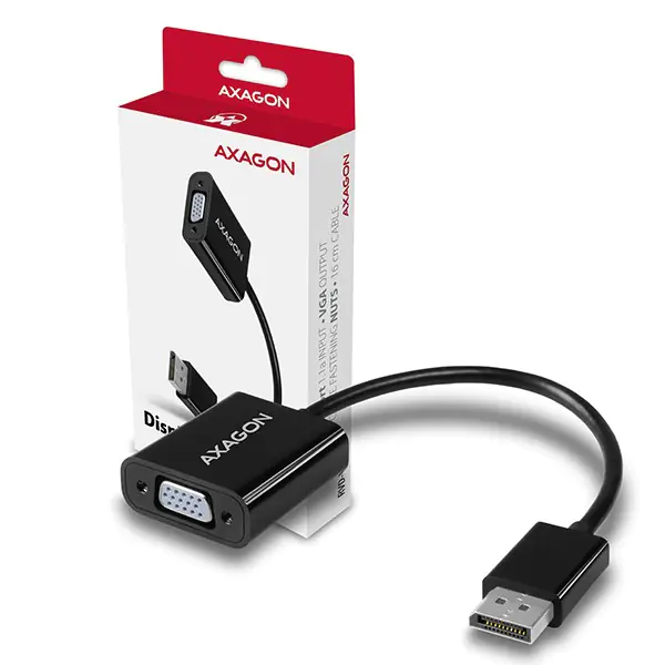 ⁨DisplayPort -> VGA adapter FullHD, 1920*1200⁩ at Wasserman.eu