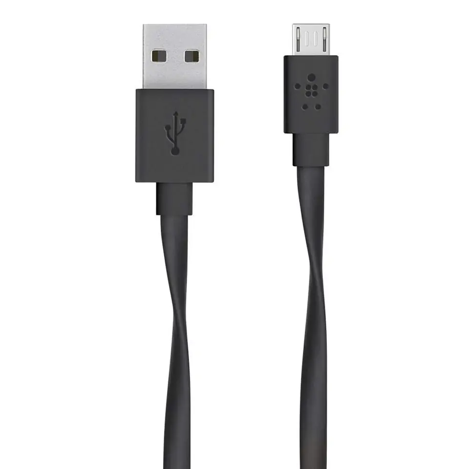Cable 2.4A MicroUSB Black at Wasserman.eu