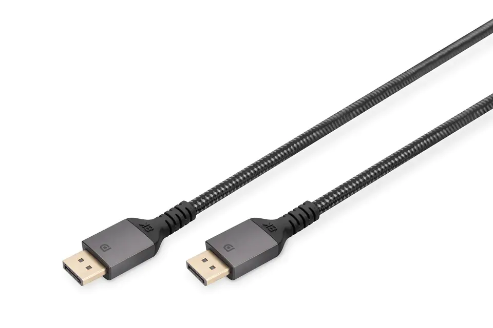 ⁨Kabel połączeniowy PREMIUM DisplayPort 8K60Hz UHD DP/DP M/M 2m Czarny⁩ w sklepie Wasserman.eu