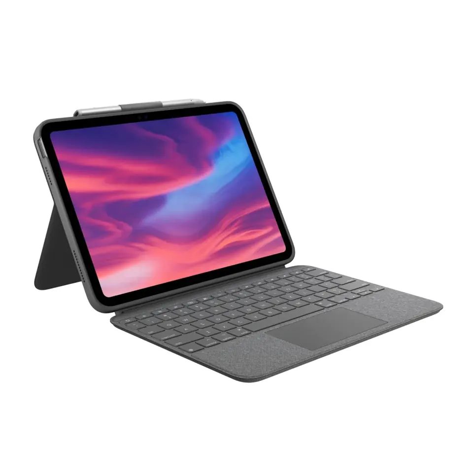 ⁨Case with keyboard Combo Touch for iPad 10th generation UK oxford grey⁩ at Wasserman.eu