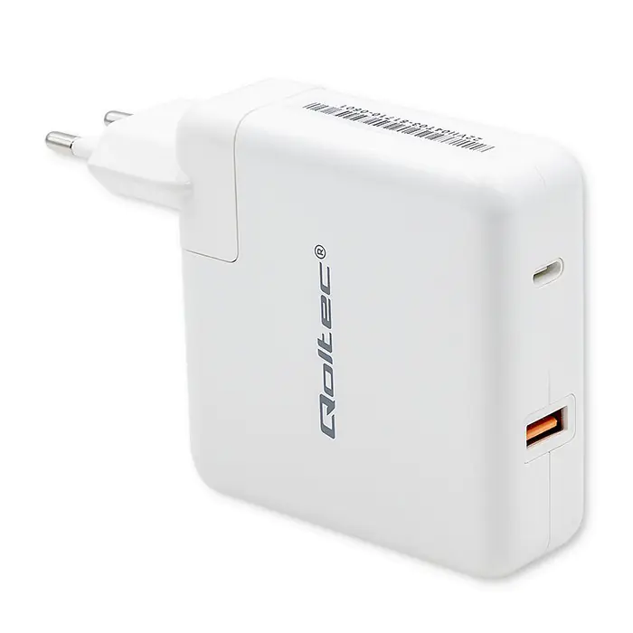 ⁨Ładowarka GaN FAST 108W | 5-20V | 3-4.7A | USB C | Biała⁩ w sklepie Wasserman.eu