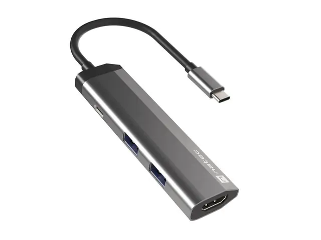 ⁨Stacja dokująca Multi Port Fowler Slim USB-C PD, 2x USB 3.0, HDMI 4K⁩ w sklepie Wasserman.eu