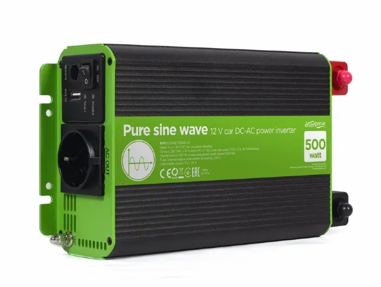 ⁨Pure sine wave car DC-AC power inverter 12V/230V 500W/1000W⁩ at Wasserman.eu