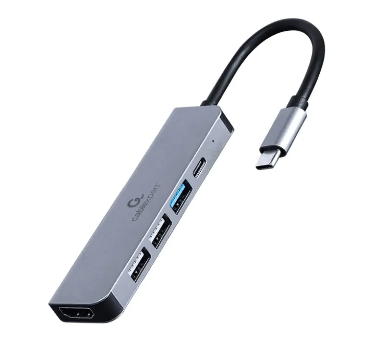 ⁨Adapter wieloportowy USB-C 5w1, PD, HDMI, USB 3.1, USB 2.0x2⁩ w sklepie Wasserman.eu