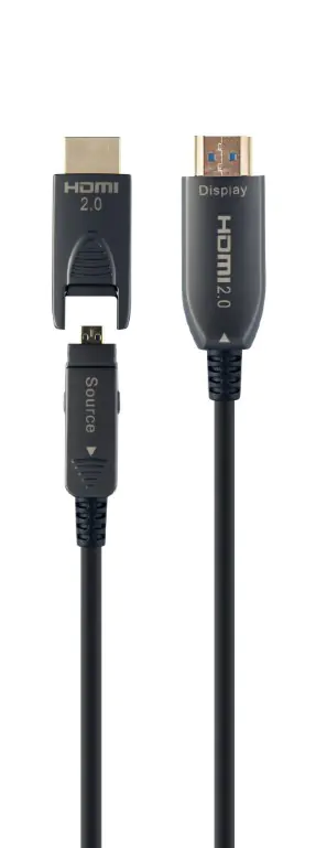 ⁨Cable AOC High Speed HDMI with ethernet 30 m with adapter D/A⁩ at Wasserman.eu