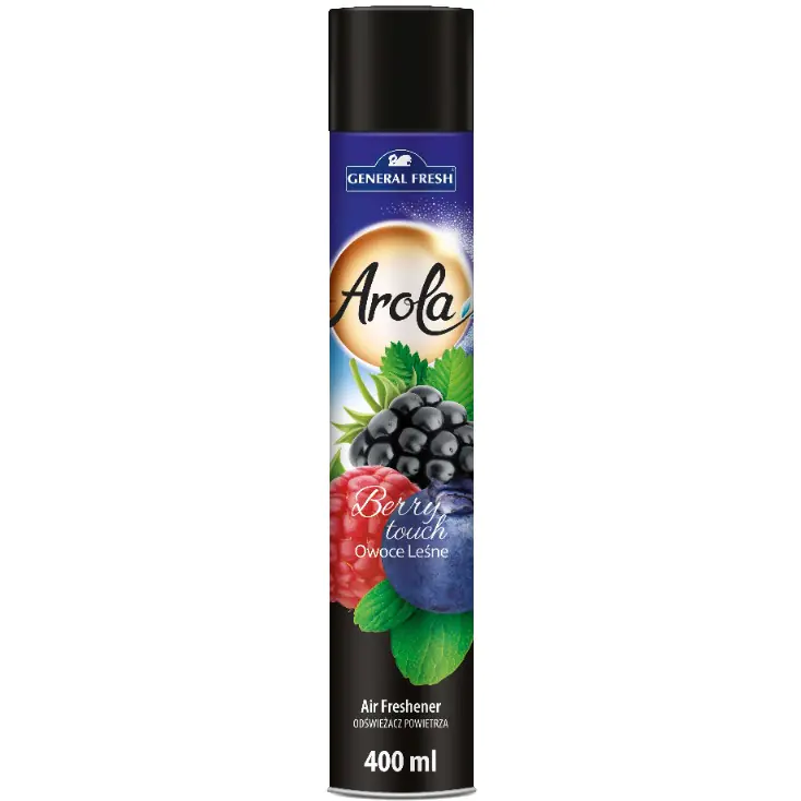 ⁨Air freshener AROLA Spray 400ml Forest Fruits GENERAL FRESH⁩ at Wasserman.eu