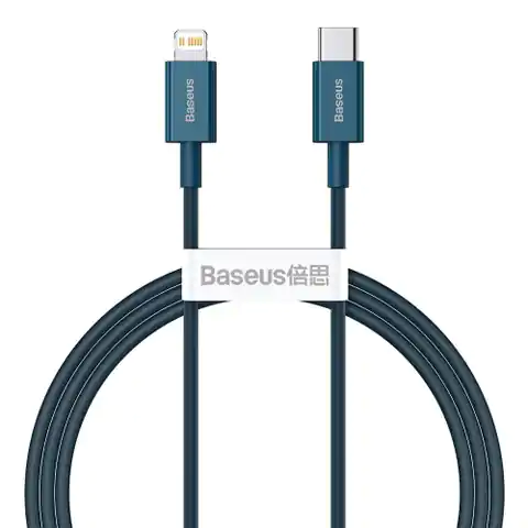 ⁨Baseus CATLYS-A03 lightning cable 1 m Blue⁩ at Wasserman.eu