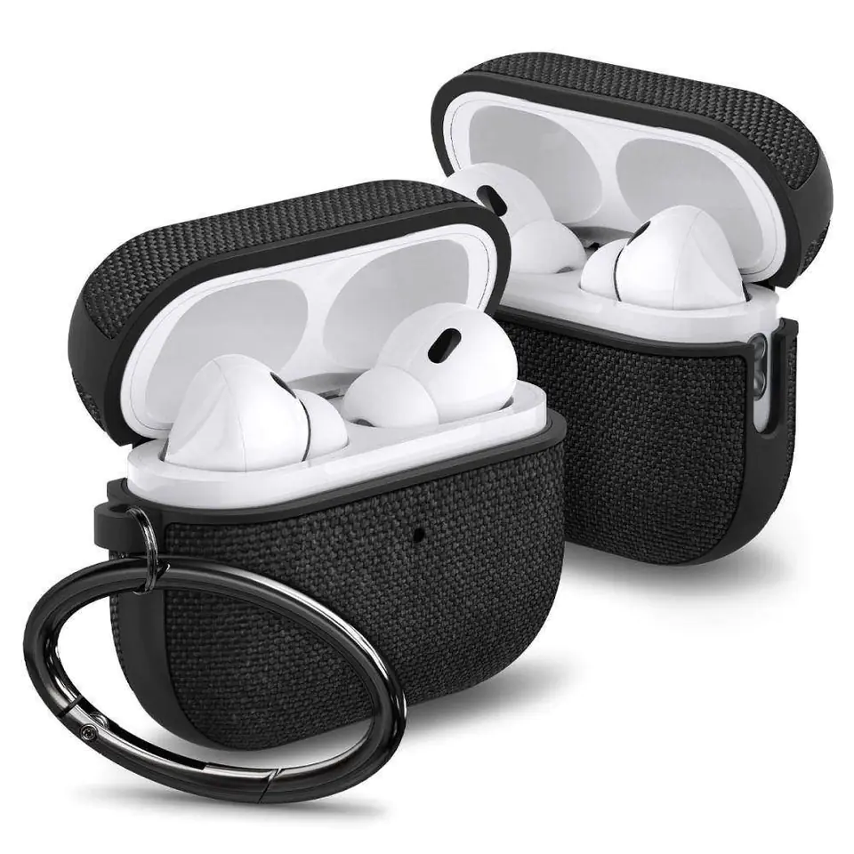 ⁨Etui APPLE AIRPODS PRO Spigen Urban Fit czarne⁩ w sklepie Wasserman.eu