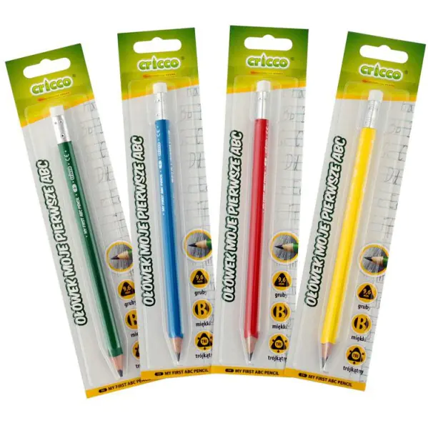 ⁨CRICCO triangular pencil my first ABC blister KPLCR317-AX⁩ at Wasserman.eu