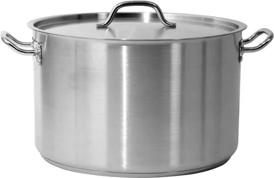 GARNEK WYSOKI Z POKRYWKĄ ZE STALI NIERDZEWNEJ 40X25 31.4L w sklepie Wasserman.eu