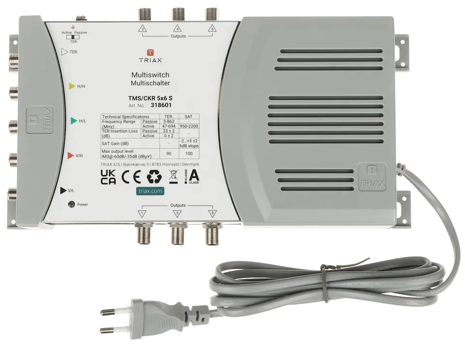 ⁨MULTISWITCH TMS-5/6S 5 INPUTS / 6 OUTPUTS TRIAX⁩ at Wasserman.eu