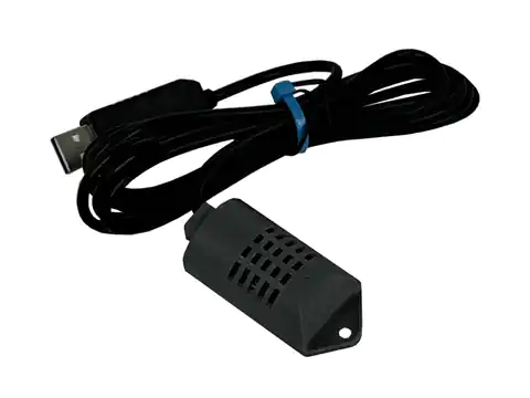 ⁨USB temperature and humidity sensor - cable 2m AVIZIO POWER - AVIZIO POWER⁩ at Wasserman.eu