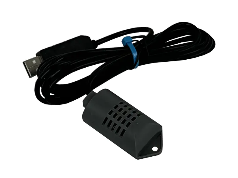 ⁨Czujnik temperatury i wilgotności USB - przewód 2m AVIZIO POWER⁩ w sklepie Wasserman.eu