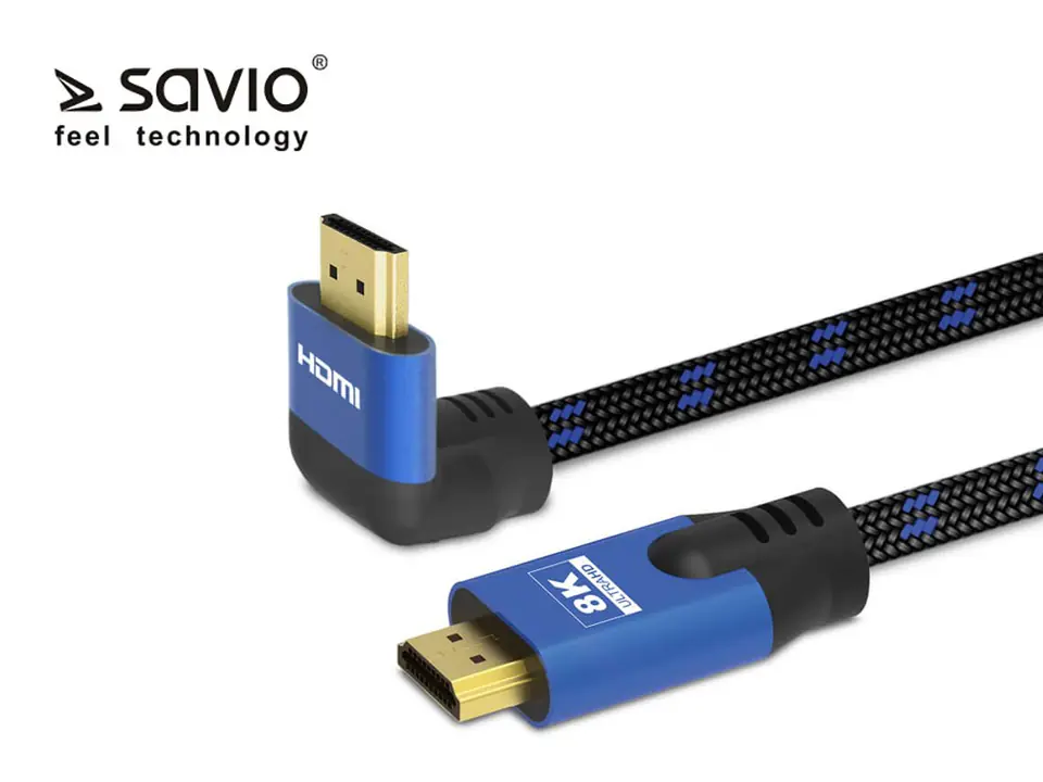 ⁨HDMI cable CL-147 v2.1 SAVIO⁩ at Wasserman.eu