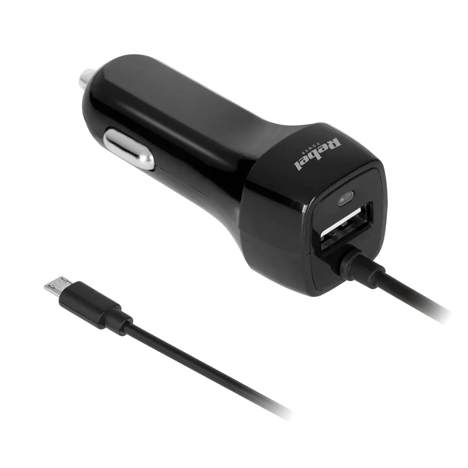 ⁨Rebel micro USB car charger⁩ at Wasserman.eu