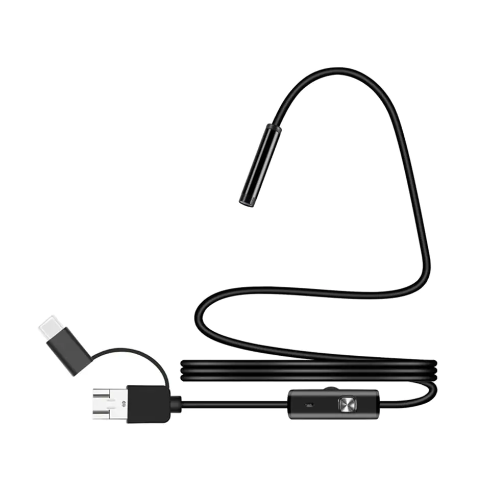 ⁨USB Camera Endoscope 3in1 IP67 7mm SPU-E01 2m⁩ at Wasserman.eu