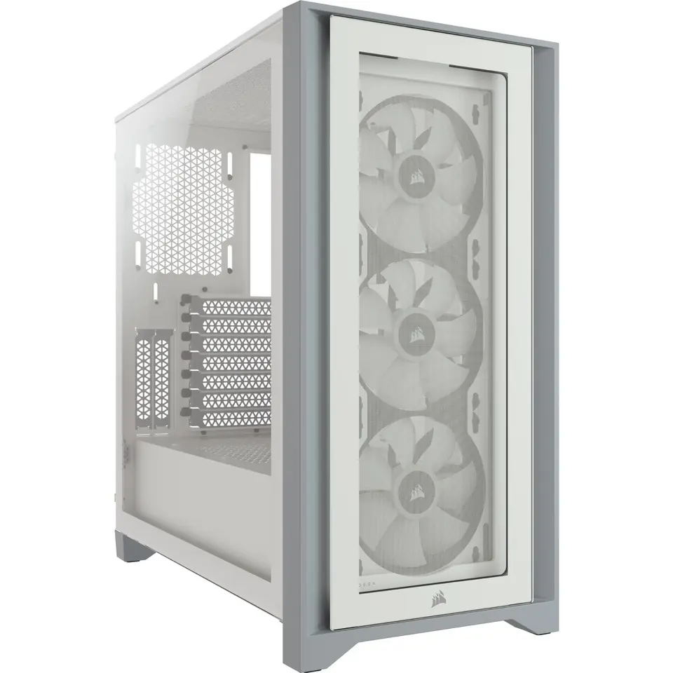 CORSAIR iCUE 5000X RGB TG Mid Tower WHITE at Wasserman.eu