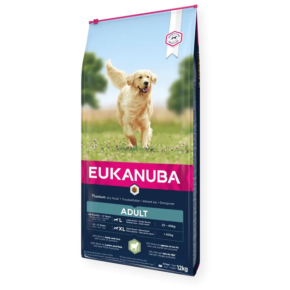 ⁨Dog food Eukanuba Large Breed Lamb Rice 12 kg⁩ at Wasserman.eu
