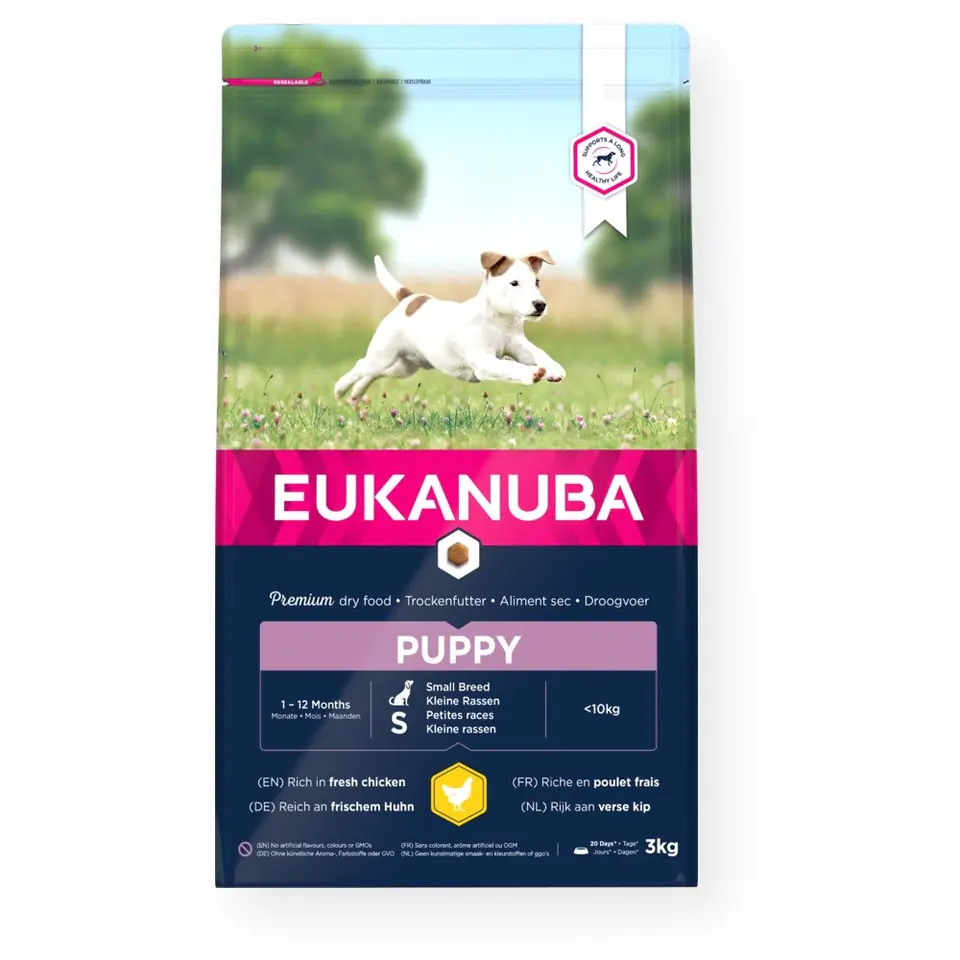 ⁨Eukanuba Growing Puppy Small Breed Chicken 3 kg⁩ at Wasserman.eu